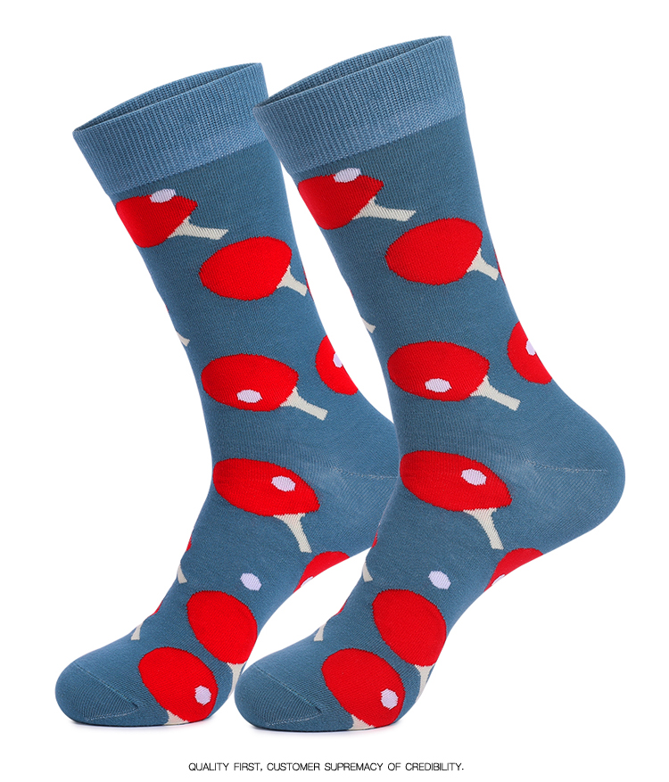 5Pairs Mens Fun Dress Socks, P - Cotton Crew Sock Pack บทวิจารณ์และราคา