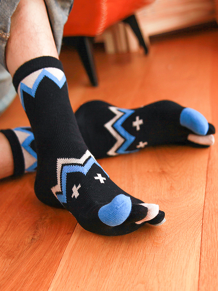 5 Pairs Four-season Pure Cotto - Toe Sock Split บทวิจารณ์และราคา