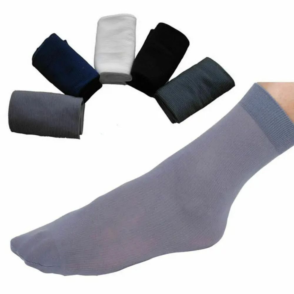 10pairs Fashion Breathable Men - Silk Sock Bamboo บทวิจารณ์และราคา