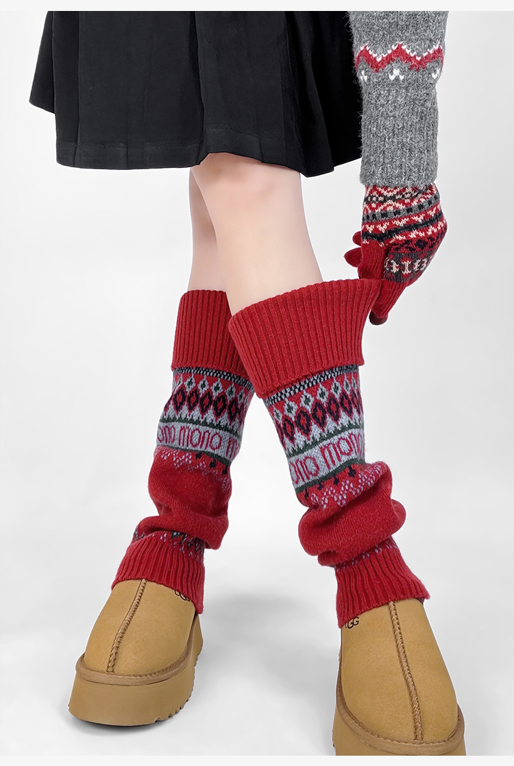 New Women's Knitted Leg Warmer - Boot Sock Slouchy บทวิจารณ์และราคา