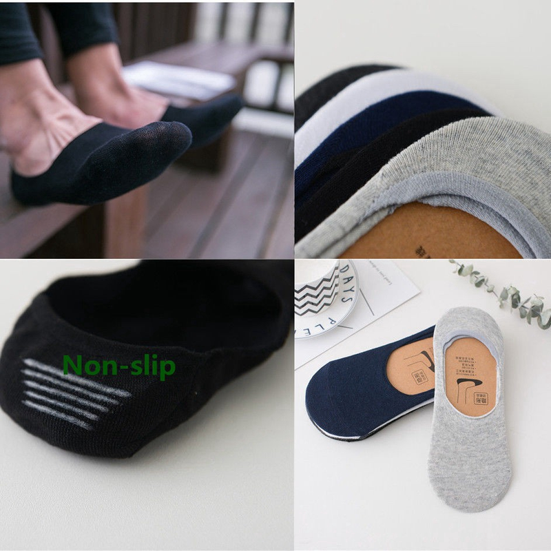 1/5 Pairs Men Cotton Socks Sum - Invisibility Sock Loafer บทวิจารณ์และราคา
