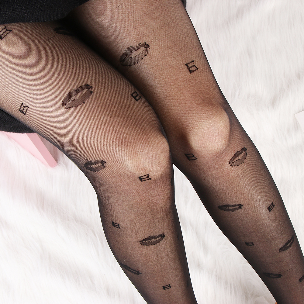 Sexy Women love Dot Embroidery - Tights Pantyhose Sheer บทวิจารณ์และราคา