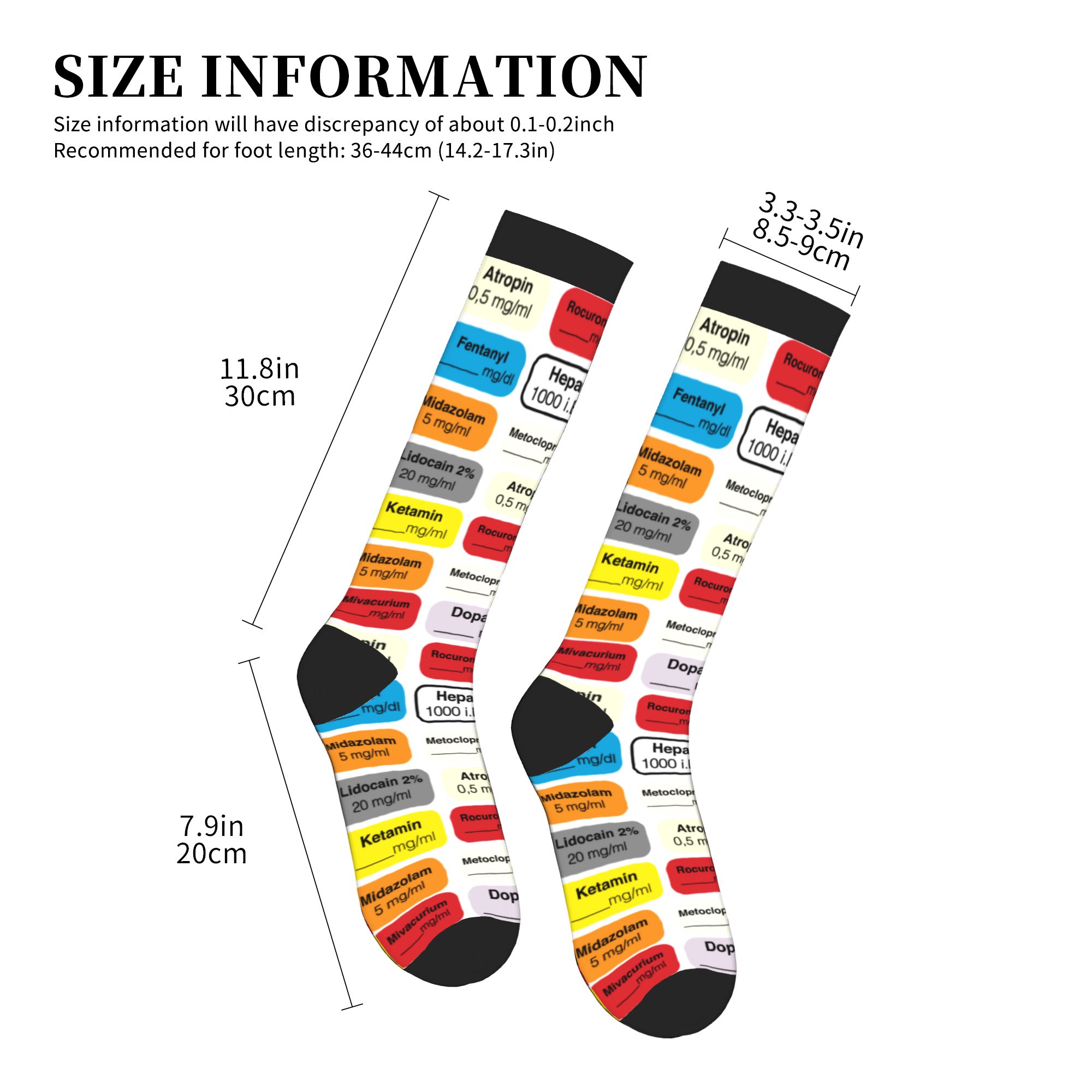 Anesthesia Medication Labels M - Compression Sock Medical บทวิจารณ์และราคา
