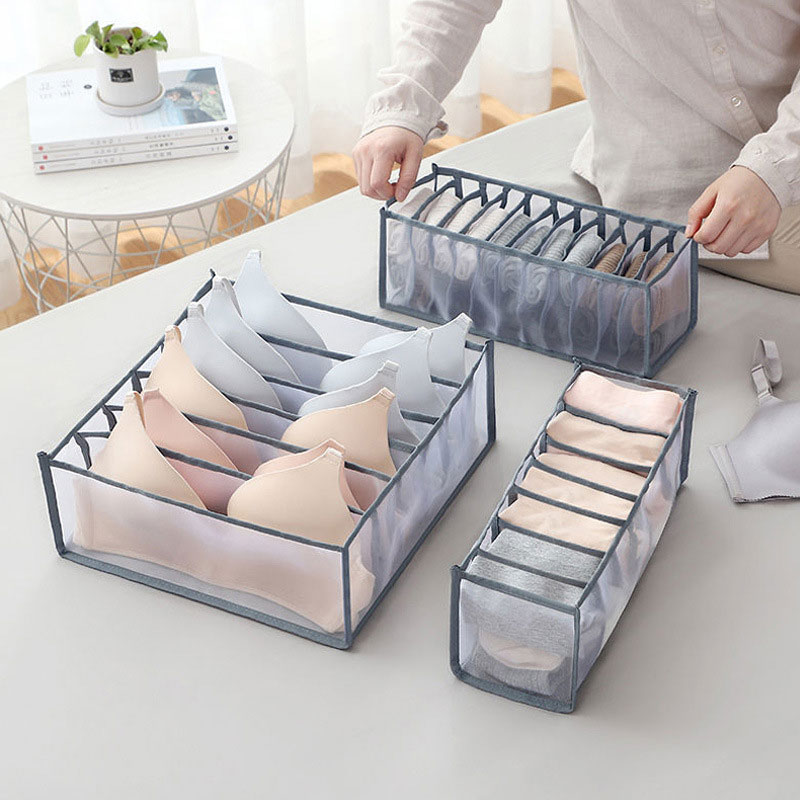6/7/11grids Foldable Underwear - Sock Organizer Tray บทวิจารณ์และราคา