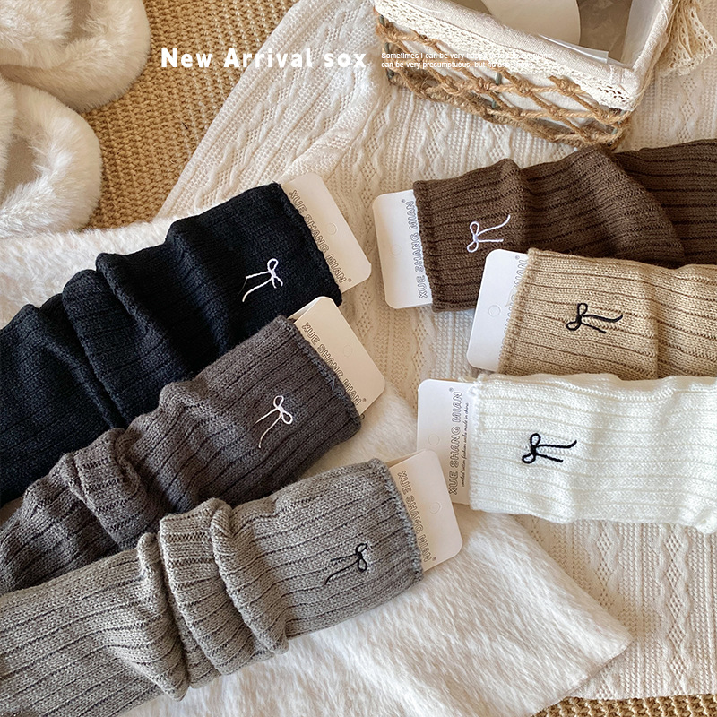 Korean Girls Leg Warmers Embro - Boot Sock Slouchy บทวิจารณ์และราคา
