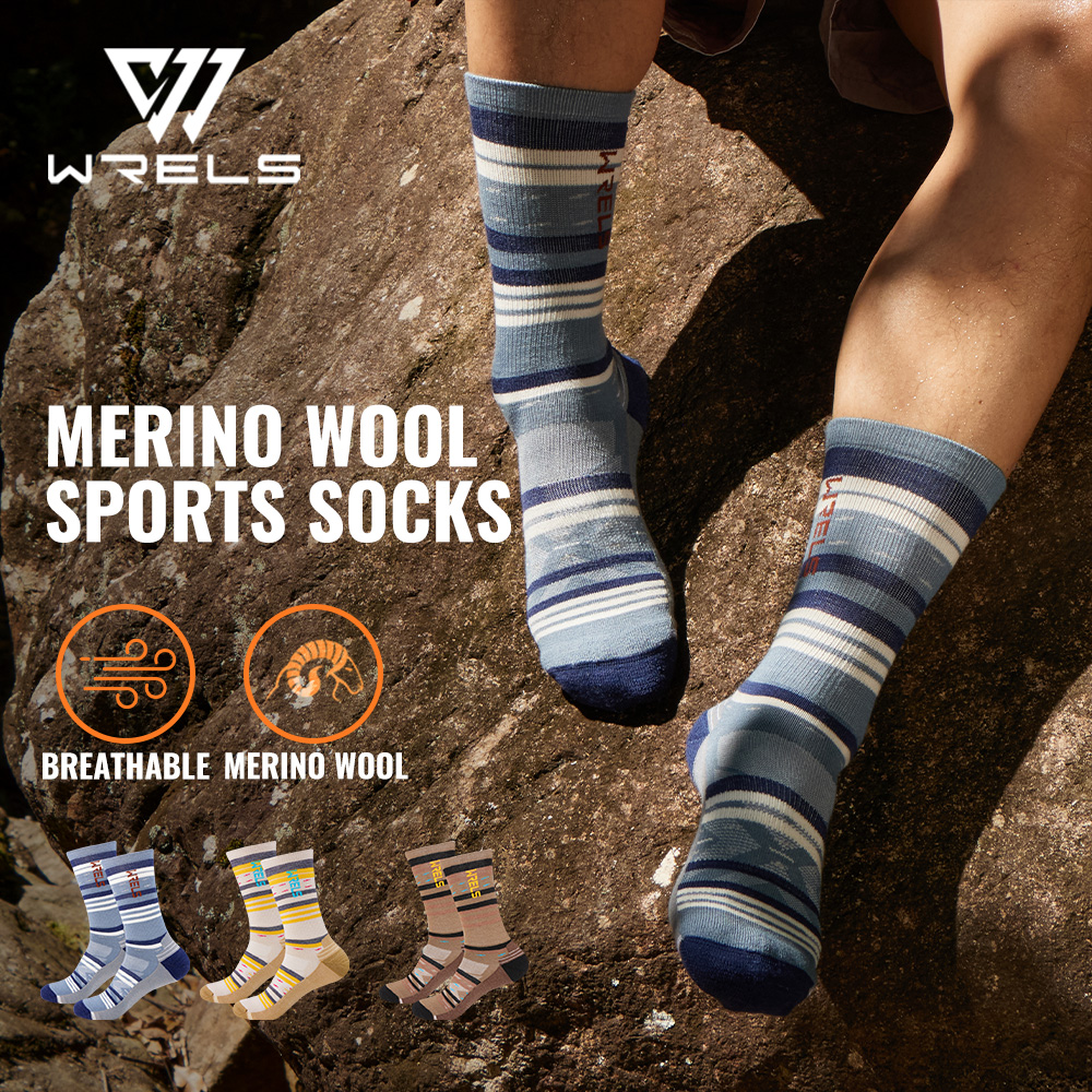 WRELS 1/2/3pairs Merino Wool S - Wool Hiking Sock บทวิจารณ์และราคา