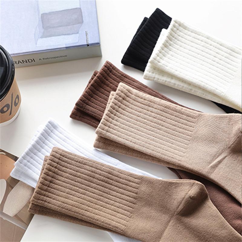 6 Pairs Heap Socks Set - Knee- - Knee High Sock Women บทวิจารณ์และราคา