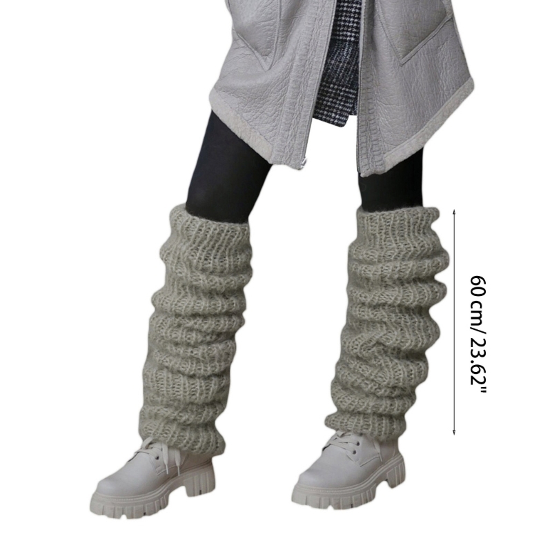 Women Winter Chunky Crochet Kn - Boot Sock Slouchy บทวิจารณ์และราคา
