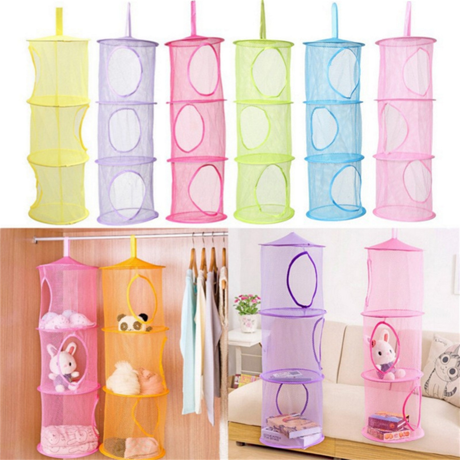 Hanging Mesh Stuffed Animal St - Sock Organizer Tray บทวิจารณ์และราคา