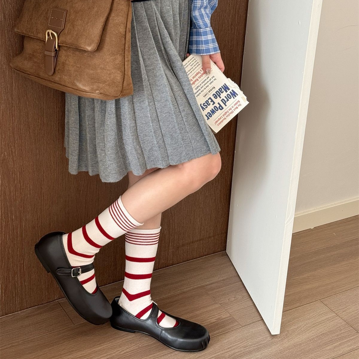 SP&CITY Korean Winter Striped  - Silk Sock Bamboo บทวิจารณ์และราคา