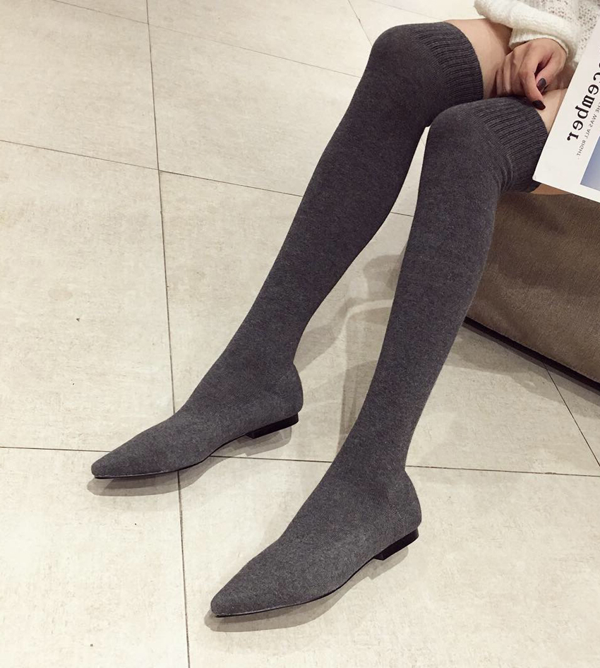 AIYKAZYSDL 2024 Autumn Kitten  - Boot Sock Slouchy บทวิจารณ์และราคา