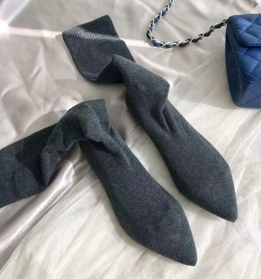 AIYKAZYSDL 2024 Autumn Kitten  - Boot Sock Slouchy บทวิจารณ์และราคา