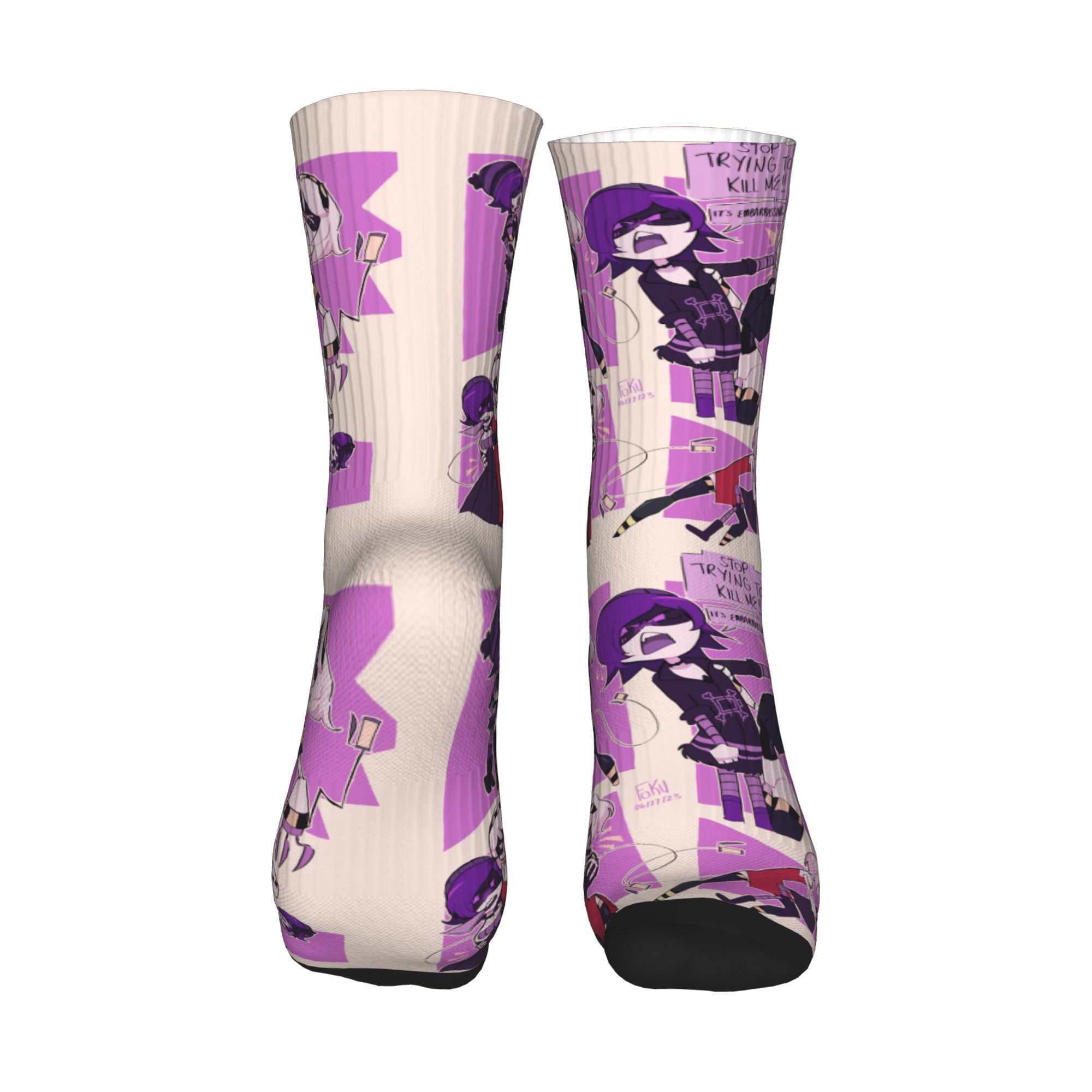 Murder Drones Collage Dress So - Dress Sock Men บทวิจารณ์และราคา