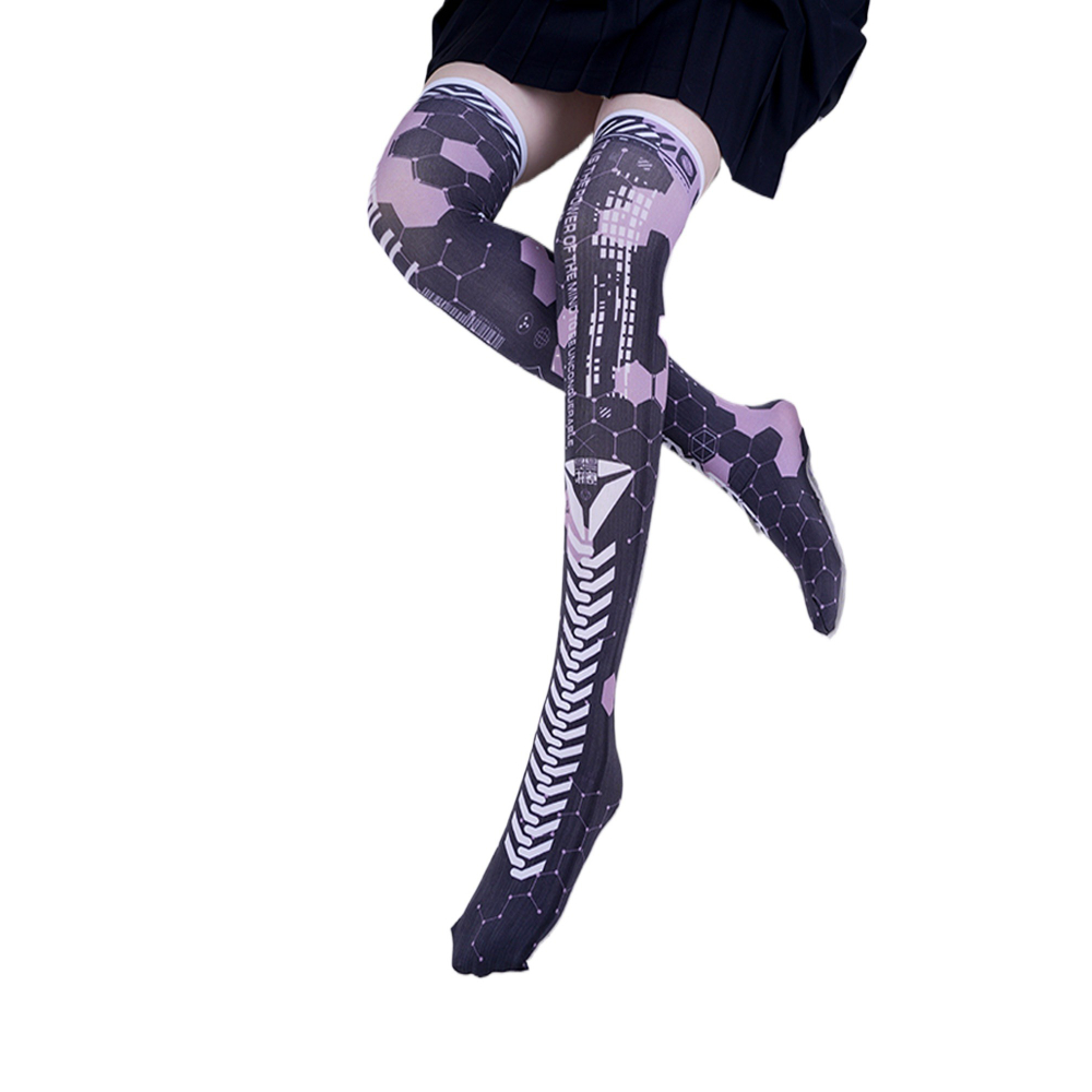 Anime Game Robot AI Mech Stock - Knee High Sock Women บทวิจารณ์และราคา
