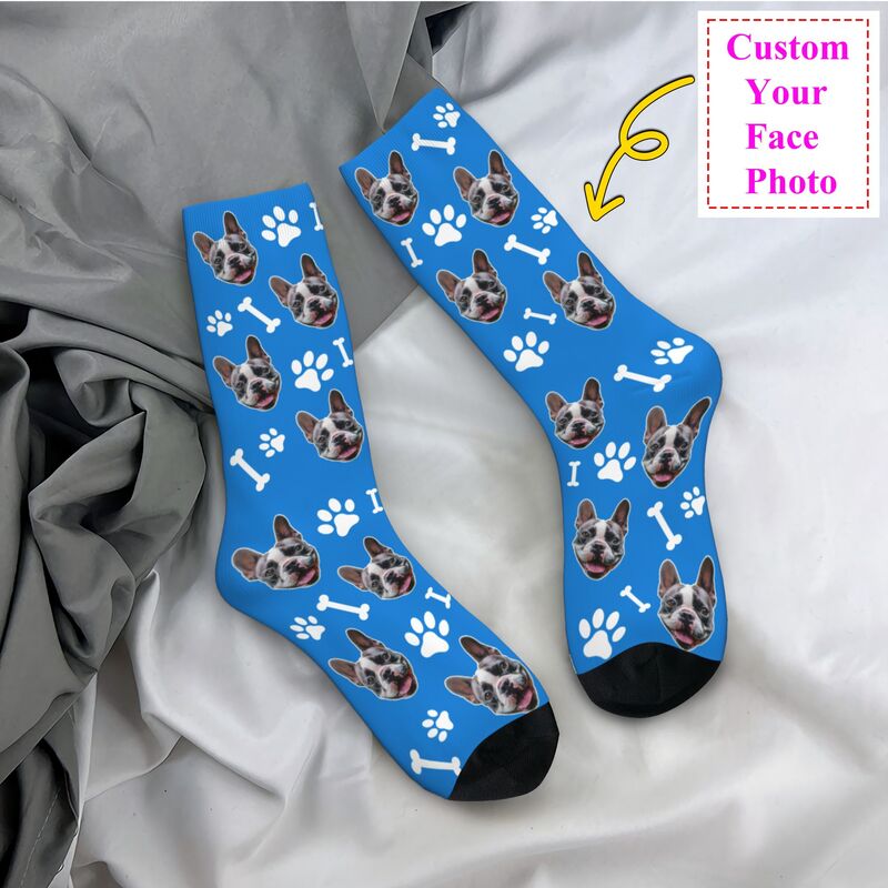 Novelty Men's Custom Dog Dress - Dress Sock Men บทวิจารณ์และราคา