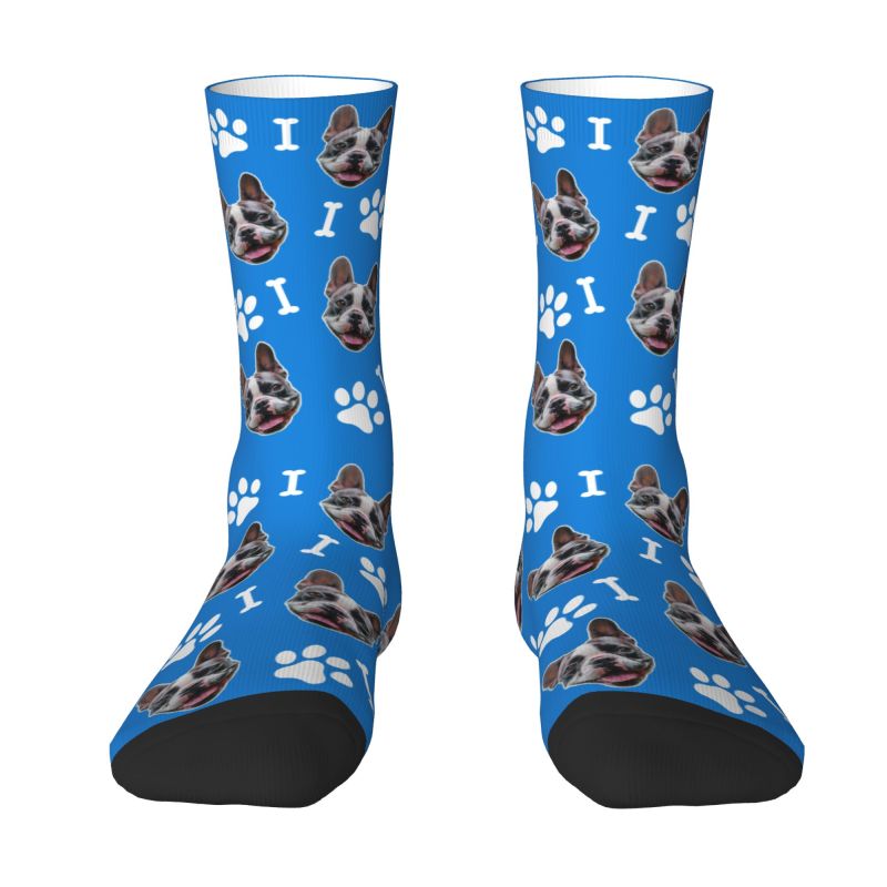 Novelty Men's Custom Dog Dress - Dress Sock Men บทวิจารณ์และราคา
