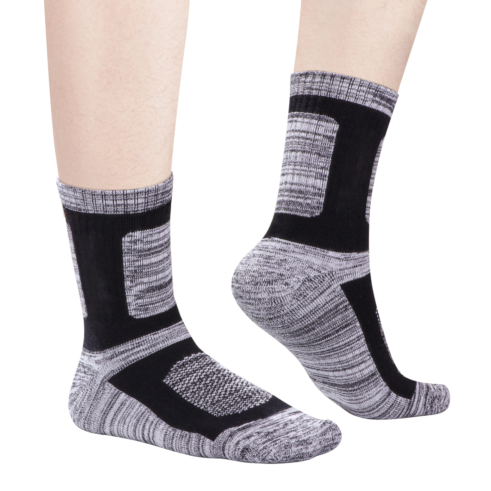 YUEDGE Mens Moisture Wicking C - Cotton Crew Sock Pack บทวิจารณ์และราคา