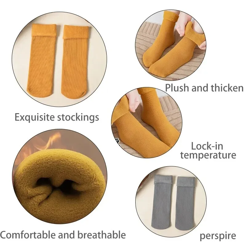 Women Winter Socks Hermal Cash - Wool Hiking Sock บทวิจารณ์และราคา