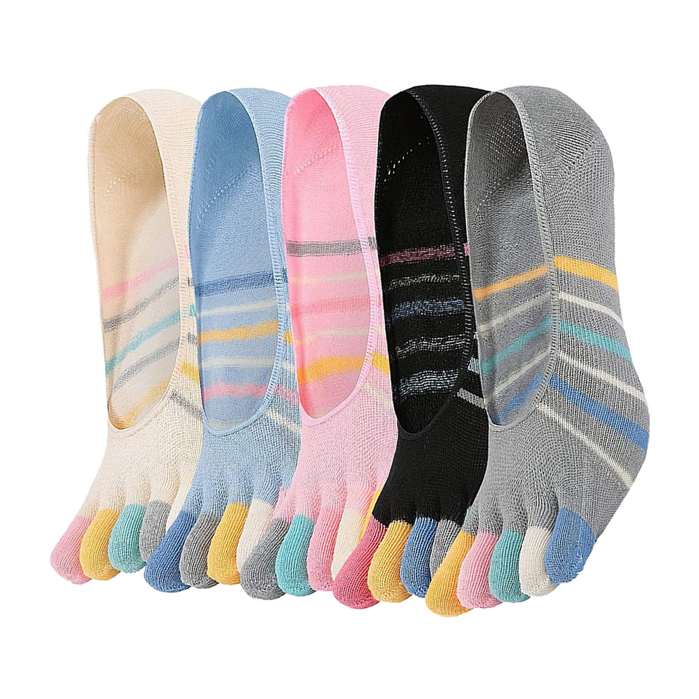 5Pairs Yoga Toe Socks Women Lo - Invisibility Sock Loafer บทวิจารณ์และราคา