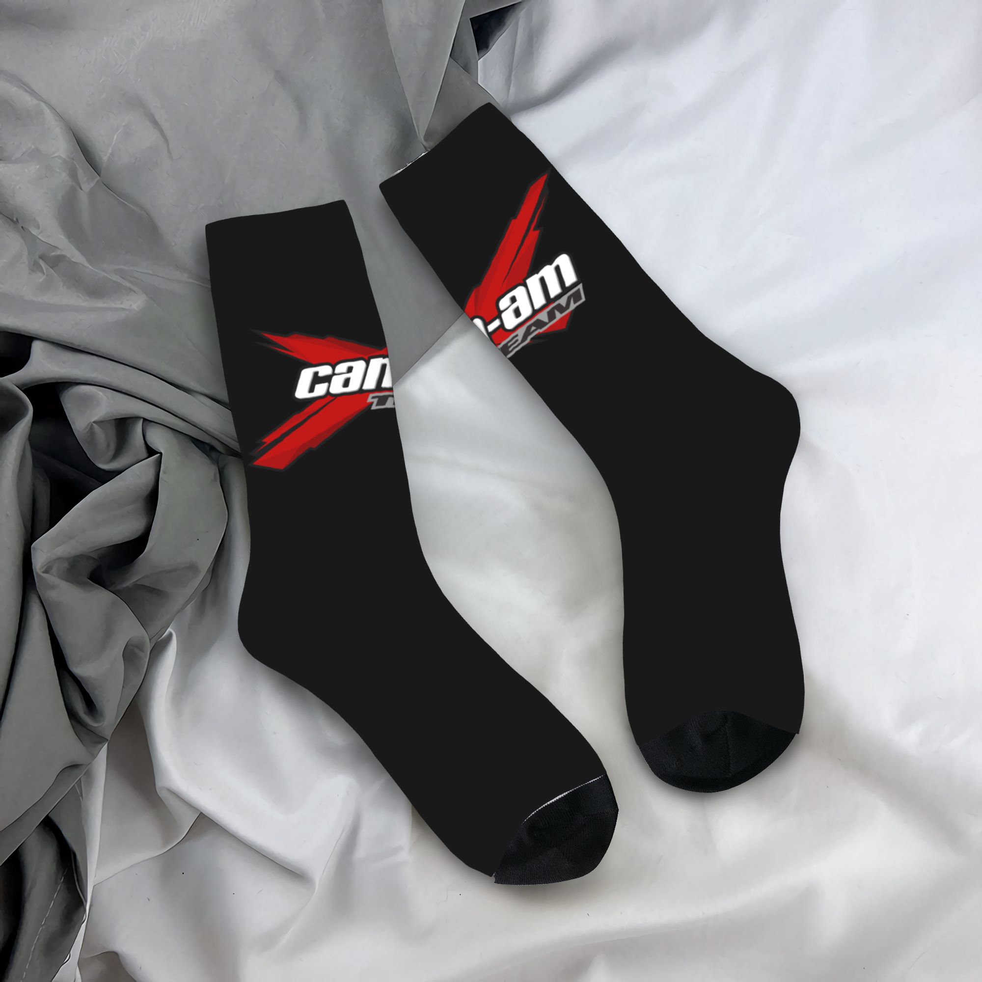 Custom Can-Am Mens Crew Socks  - Dress Sock Men บทวิจารณ์และราคา
