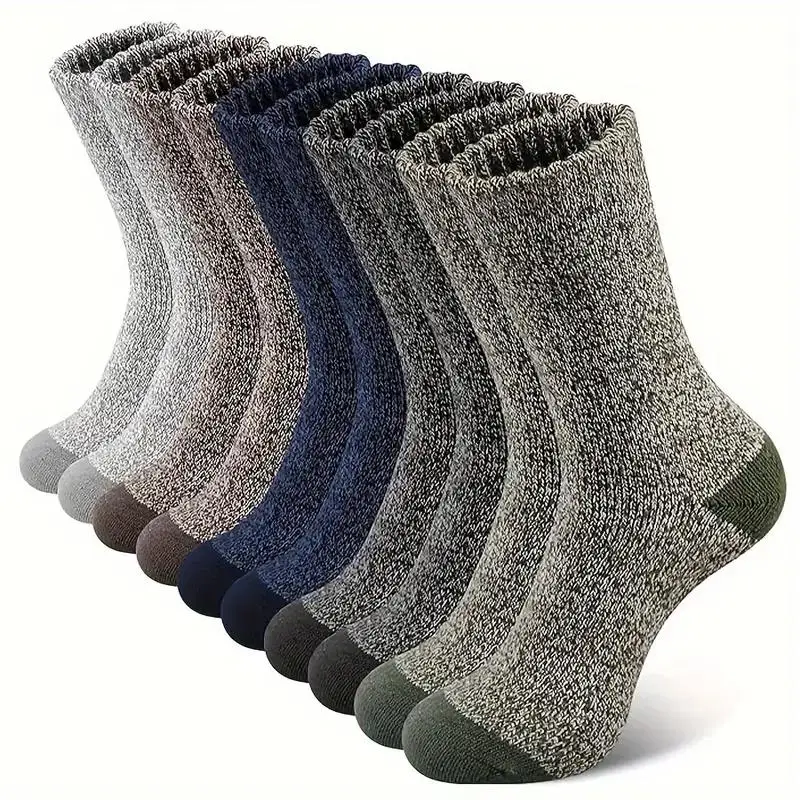 5 Pairs Merino Wool Socks for  - Wool Hiking Sock บทวิจารณ์และราคา