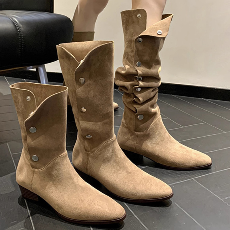 Women's shoes 2025 autumn and  - Knee High Sock Women บทวิจารณ์และราคา