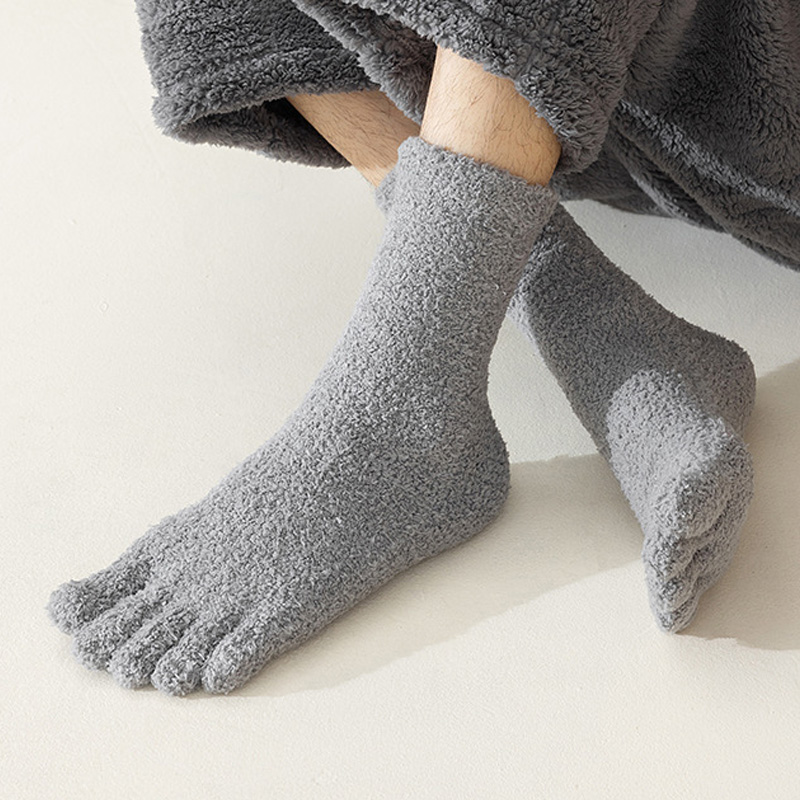 1/5 Pairs Mans Thermal Toe Soc - Thermal Sock Winter บทวิจารณ์และราคา