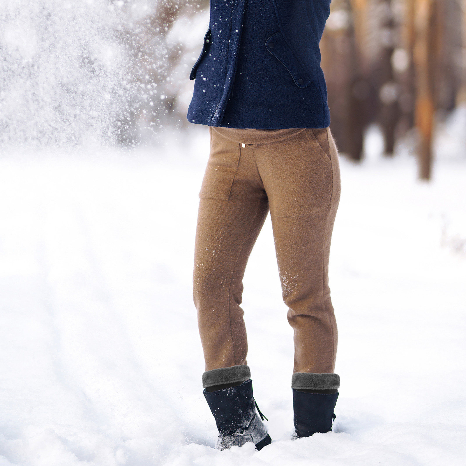 1Pair Snow Boot Liners 8 Inch  - Thermal Sock Winter บทวิจารณ์และราคา
