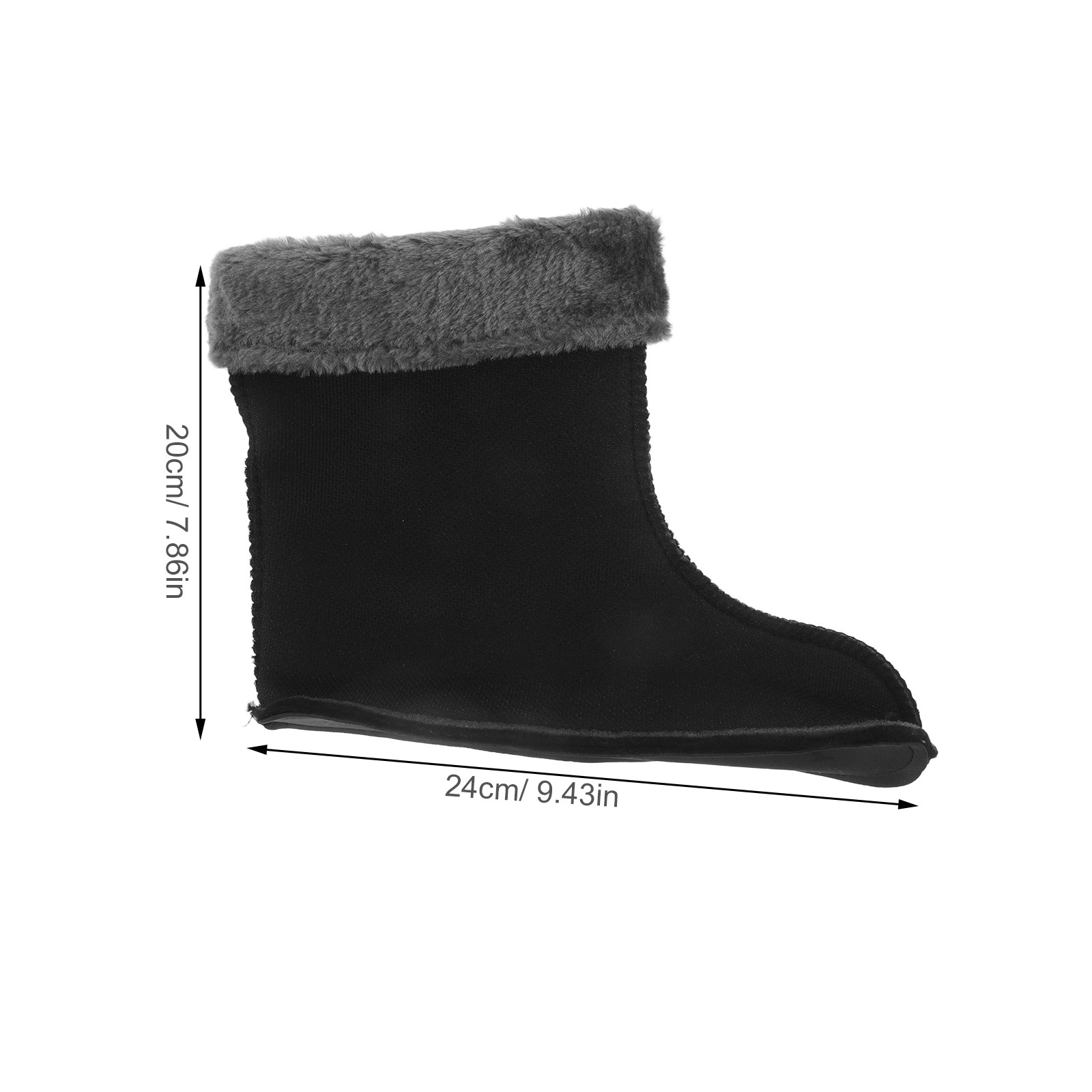 1Pair Snow Boot Liners 8 Inch  - Thermal Sock Winter บทวิจารณ์และราคา