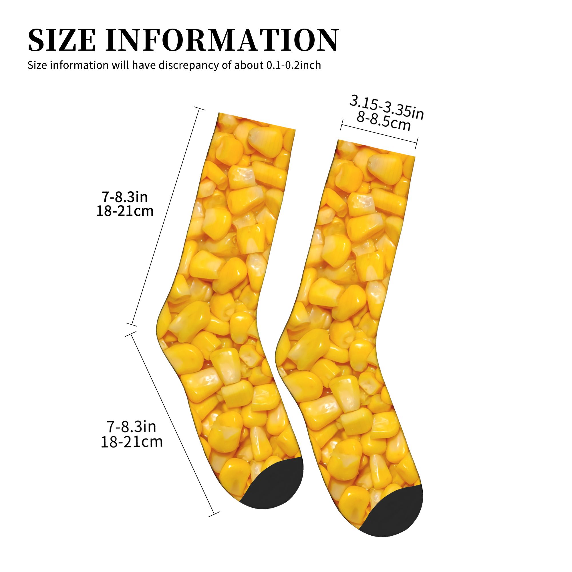 It's Corn Yellow Corn Kernels  - Dress Sock Men บทวิจารณ์และราคา